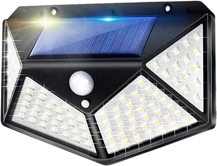 100 LED Solar Wall Light with Motion Sensor