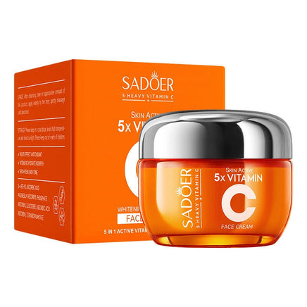 Aufhellende 5-in-1-Gesichtscreme mit Vitamin C und Niacinamid
