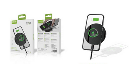 Cargador inalámbrico Qi de diseño compacto