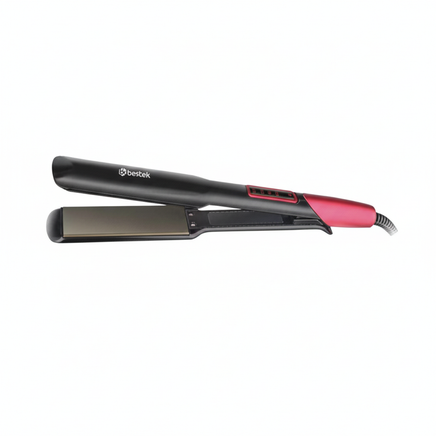 Plancha de pelo con placas de calor uniforme