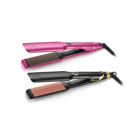Piastra per capelli con display digitale