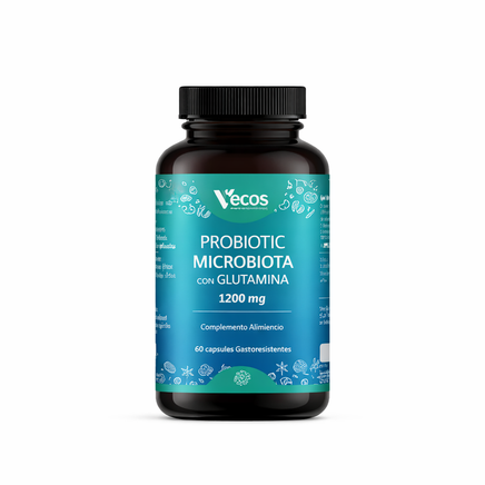 Cápsulas de Probióticos con L-Glutamina 1200 mg