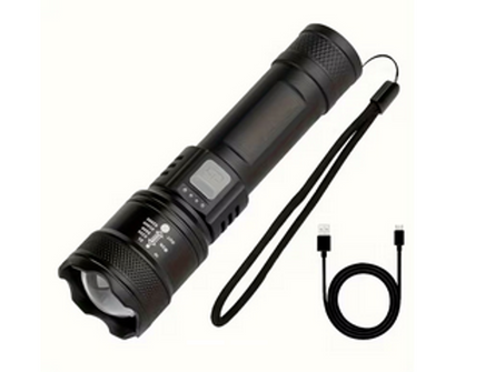 Lampada LED portatile con zoom