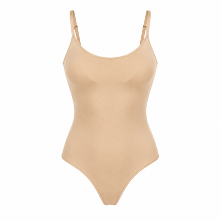 Body de mujer Revenge beige, modelo 01