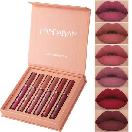 6-Color Classic Matte Lipstick Set