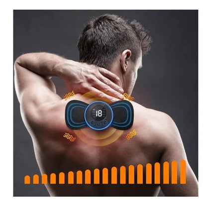 Electroestimulador muscular EMS inalámbrico con parches de gel
