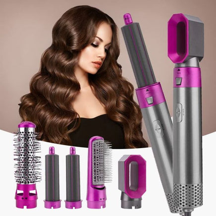 Moldeador de pelo 5 en 1 con accesorios intercambiables