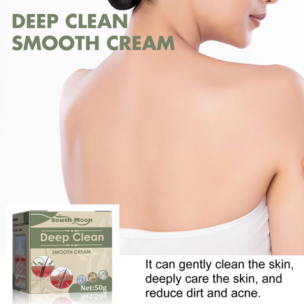Envase de crema limpiadora suave South Moon