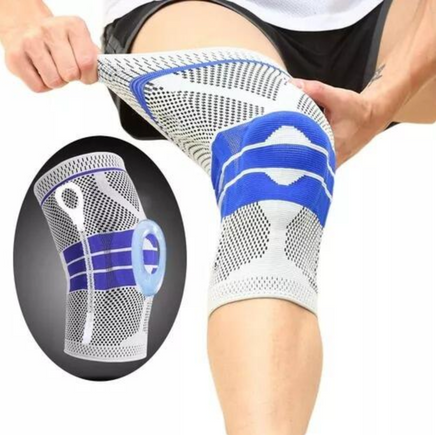 Ginocchiera sportiva a compressione in nylon elastico