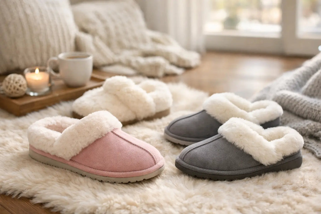 Pantuflas de mujer para invierno cómodas y elegantes