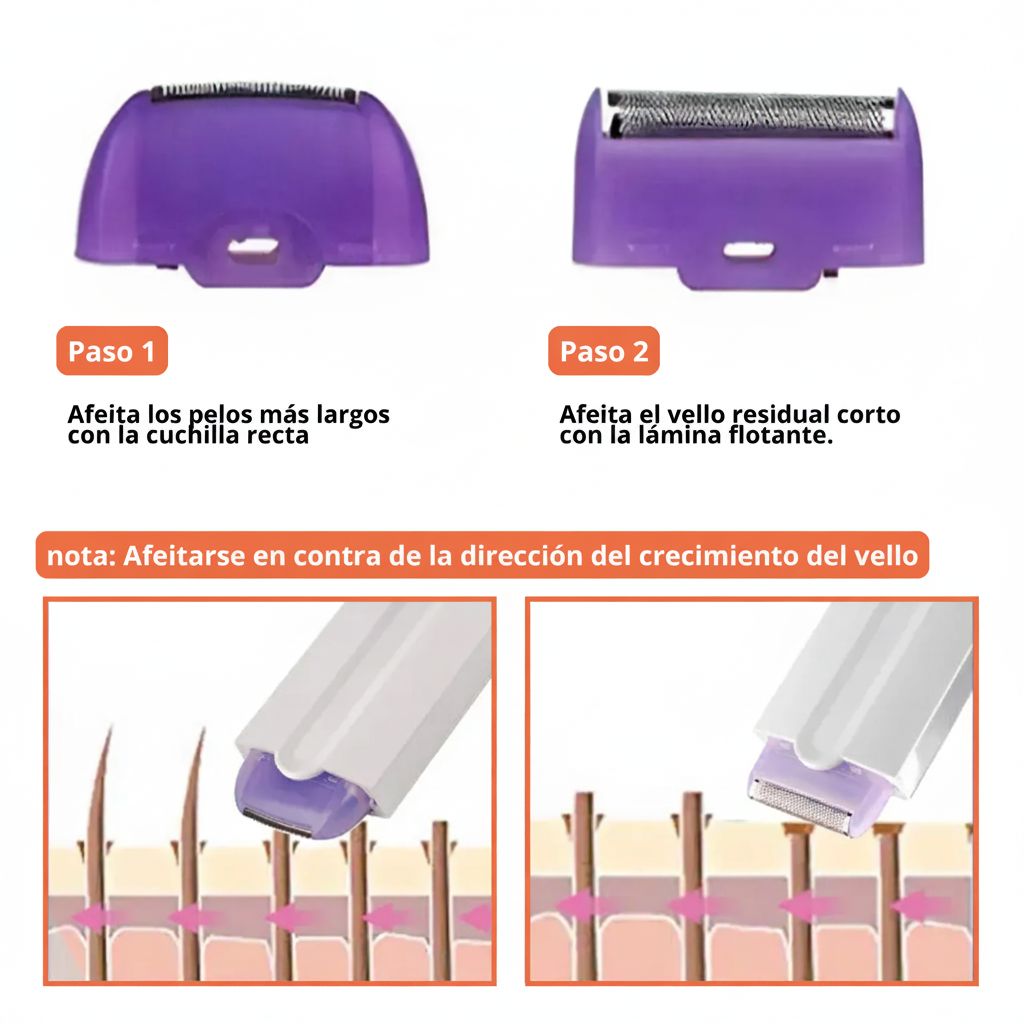 2-in-1 Epilator: Say Goodbye to Stress and Pain While Hair Removal