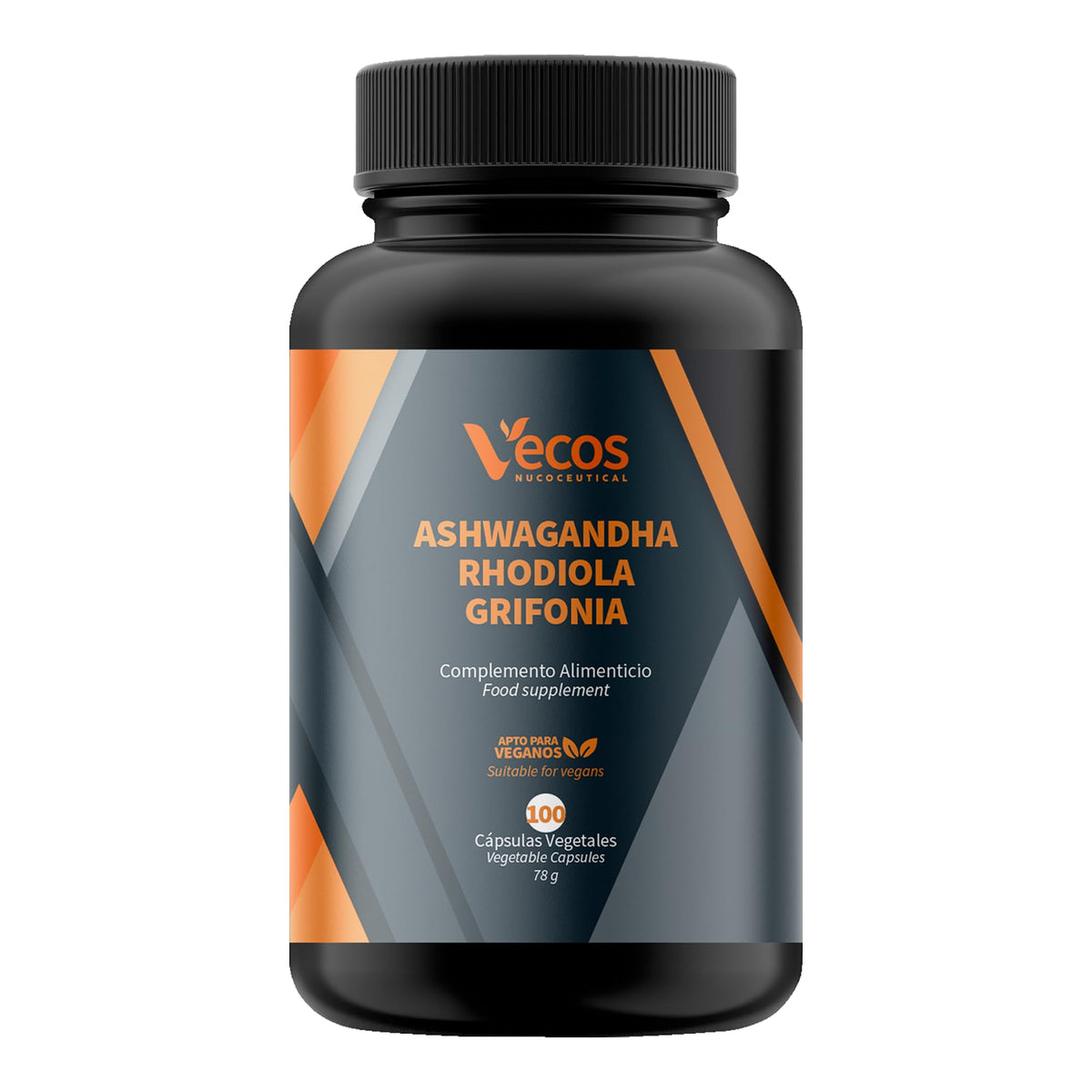 Ashwagandha Rhodiola Grifonia 100 Cápsulas