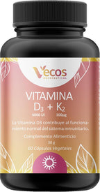 Vitamina D3 y K2 Forte