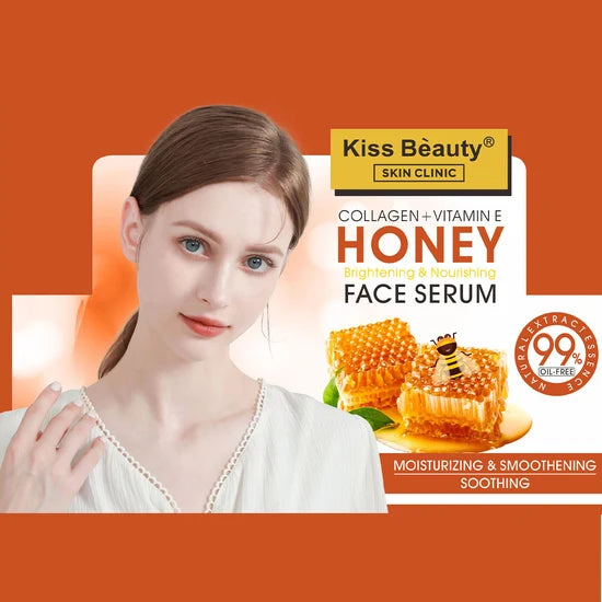 Serum Facial KISS BEAUTY con Colageno, Vitamina E y Miel 30ml
