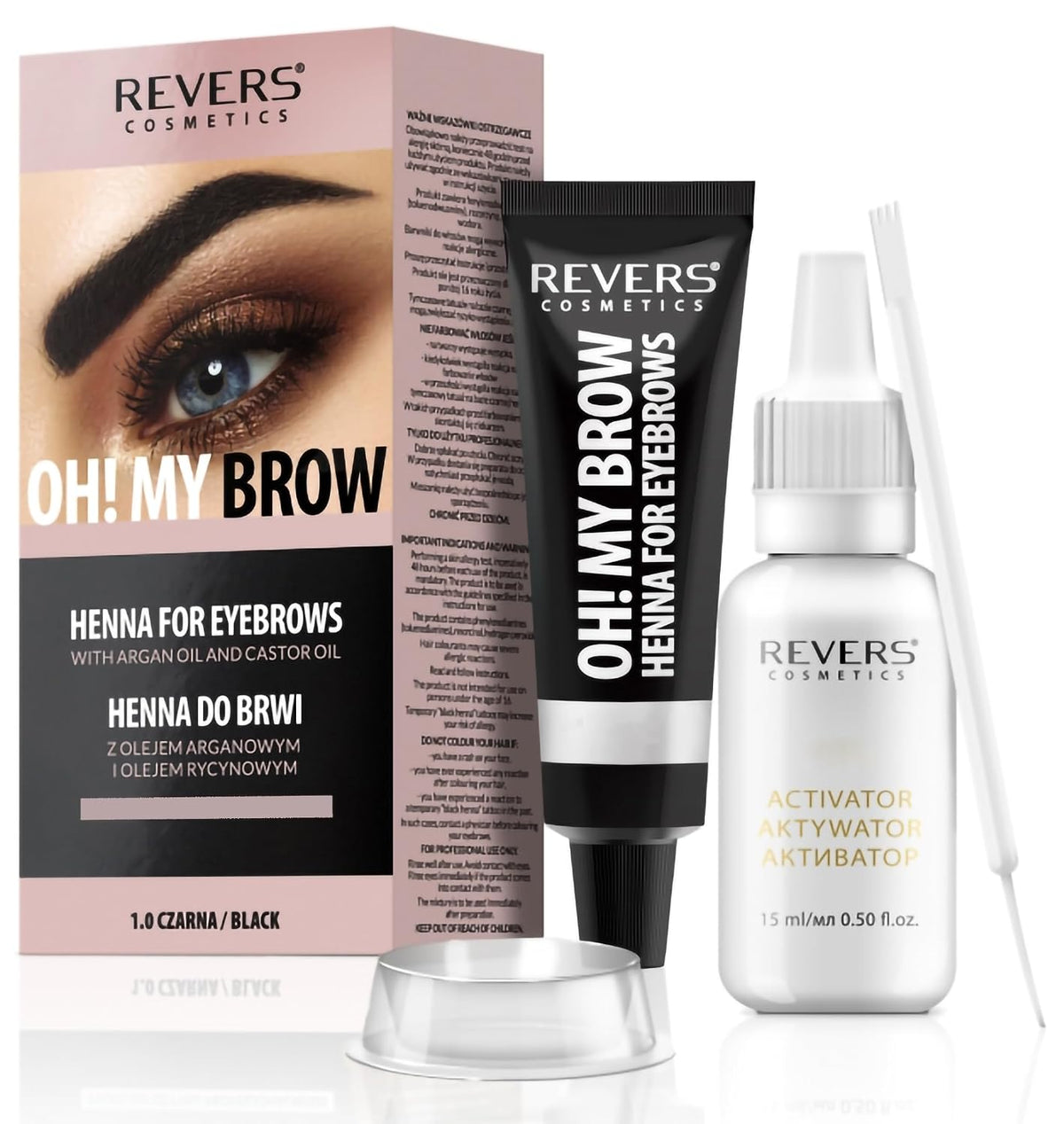 Tinte de alheña para cejas oscuras