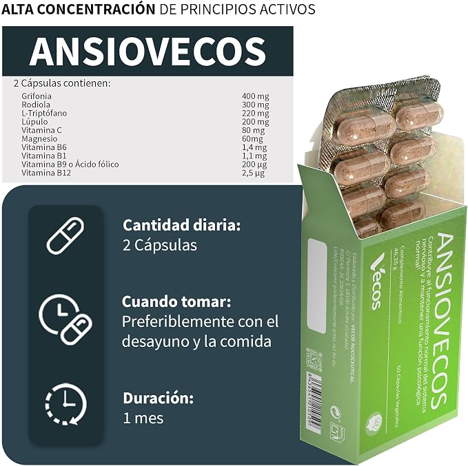 Ansiovecos 60 Cápsulas