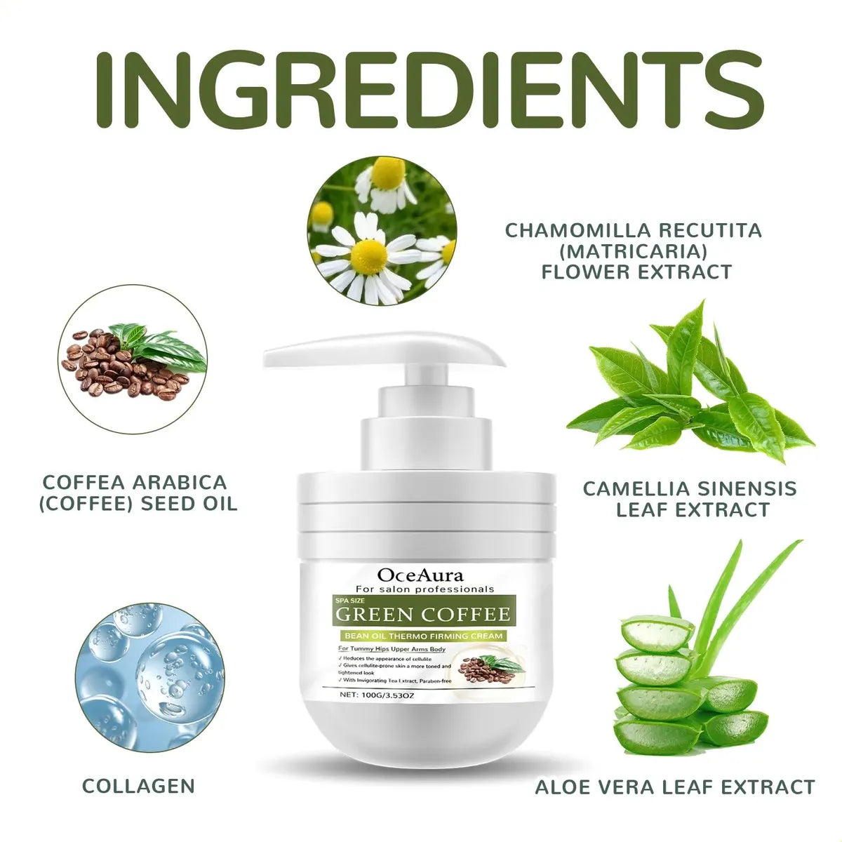 Crema Termo Firmante OCEAURA con Aceite de Café Verde