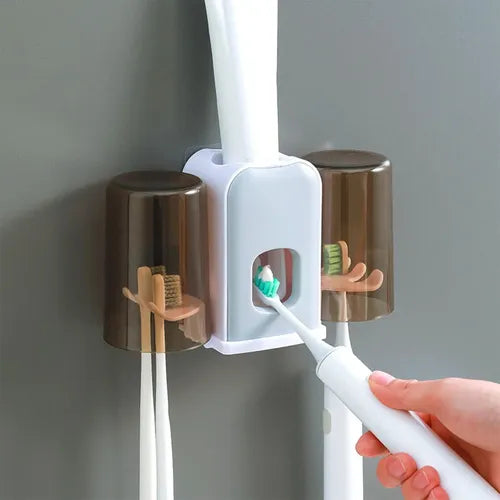Soporte Escova Dientes con Dispensador Dental