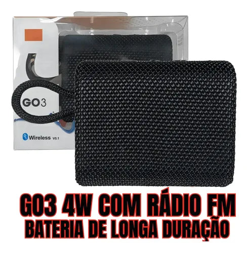 Altavoz Bluetooth Portatil GO3