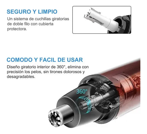 Recortadora Nasal 4 en 1