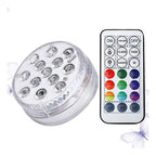 Luz LED RGB Sumergible para Piscina con Control Remoto
