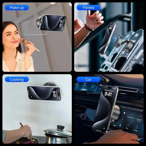 Soporte magnético 360 para aspirador y celular