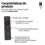 Luz LED 40cm