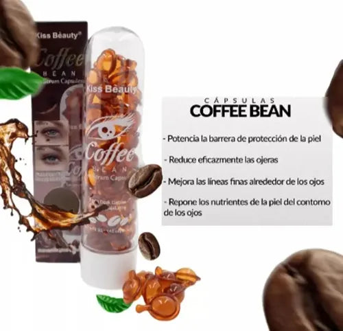 Serum en Capsulas con Esencia de Cafe para el Contorno de Ojos