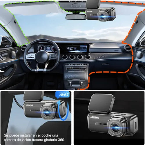 Grabadora de coche 1296p