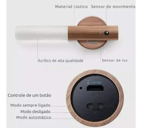 Luz Magnetica con Sensor