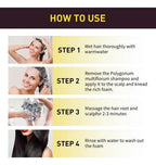 EELHOE Champú Tinte Negro 3 en 1: Cubre Canas y Nutre el Cabello
