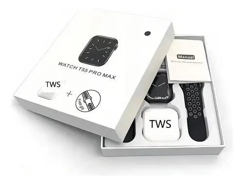 Smartwatch con Auriculares Inalambricos