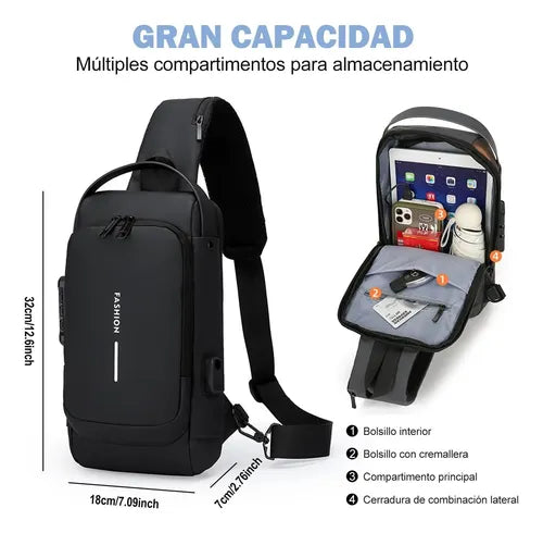 Bolsa Anti-Robo para Hombre