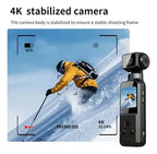 Cámara 4K de bolsillo con rotación 270° y WiFi