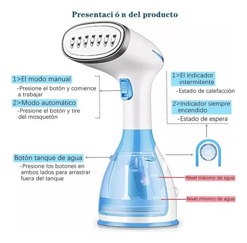 Plancha de Vapor Portatil