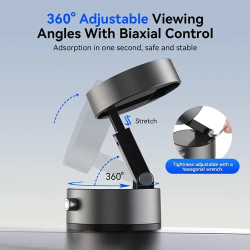 Soporte magnético 360 para aspirador y celular