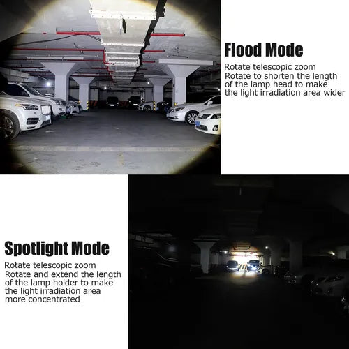 Lámpara LED Recargable con Zoom