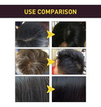 EELHOE Champú Tinte Negro 3 en 1: Cubre Canas y Nutre el Cabello