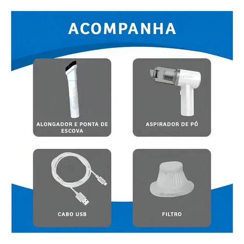 Aspirador Portatil 2 en 1
