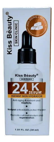Serum Facial KISS BEAUTY con Oro de 24 Quilates 30ml