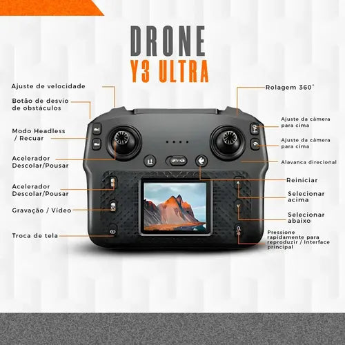 Drone Y3 Ultra con Control Remoto