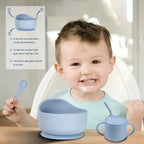 Juego de Cubiertos de Silicon para Bebe