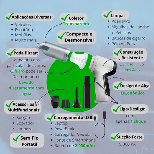 Aspirador Portatil