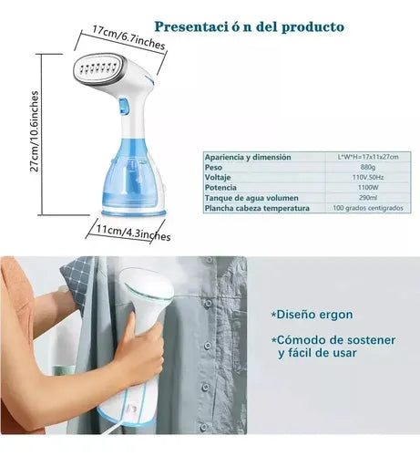 Plancha de Vapor Portatil