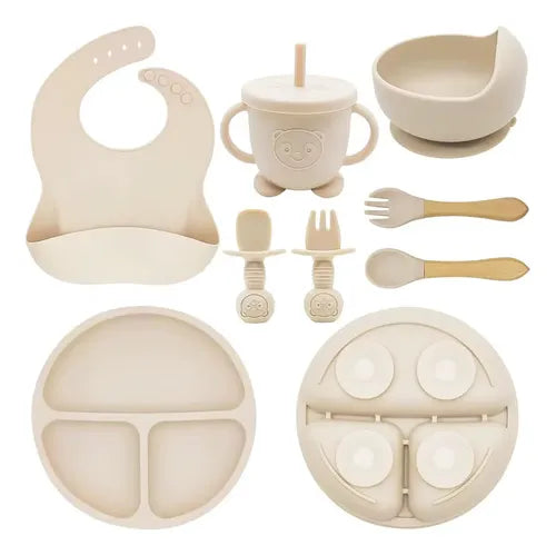 Juego de Cubiertos de Silicon para Bebe