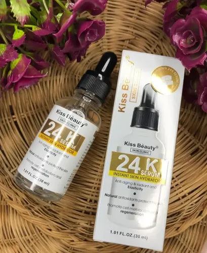Serum Facial KISS BEAUTY con Oro de 24 Quilates 30ml