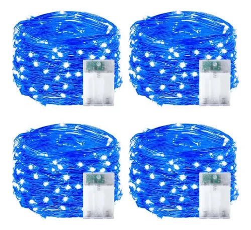 Luzes LED Azul Brillante