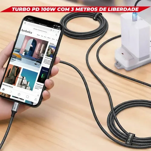Cabo USB-C a Lightning 1.2m