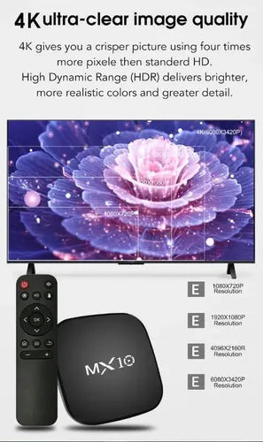 Mini TV Box MX10 Smart