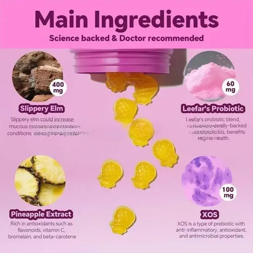 Probioticos Femeninos Naturales con Arandano y Olmo Resbaladizo